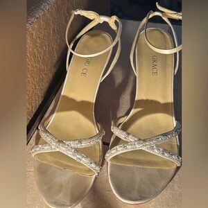 Ankle strapped dressy sandals